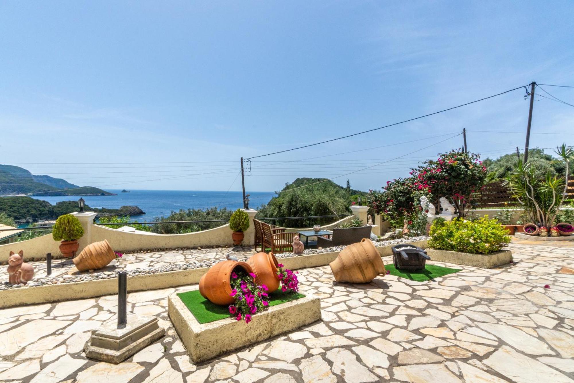 Angela Panorama Villa Paleokastritsa Exterior photo